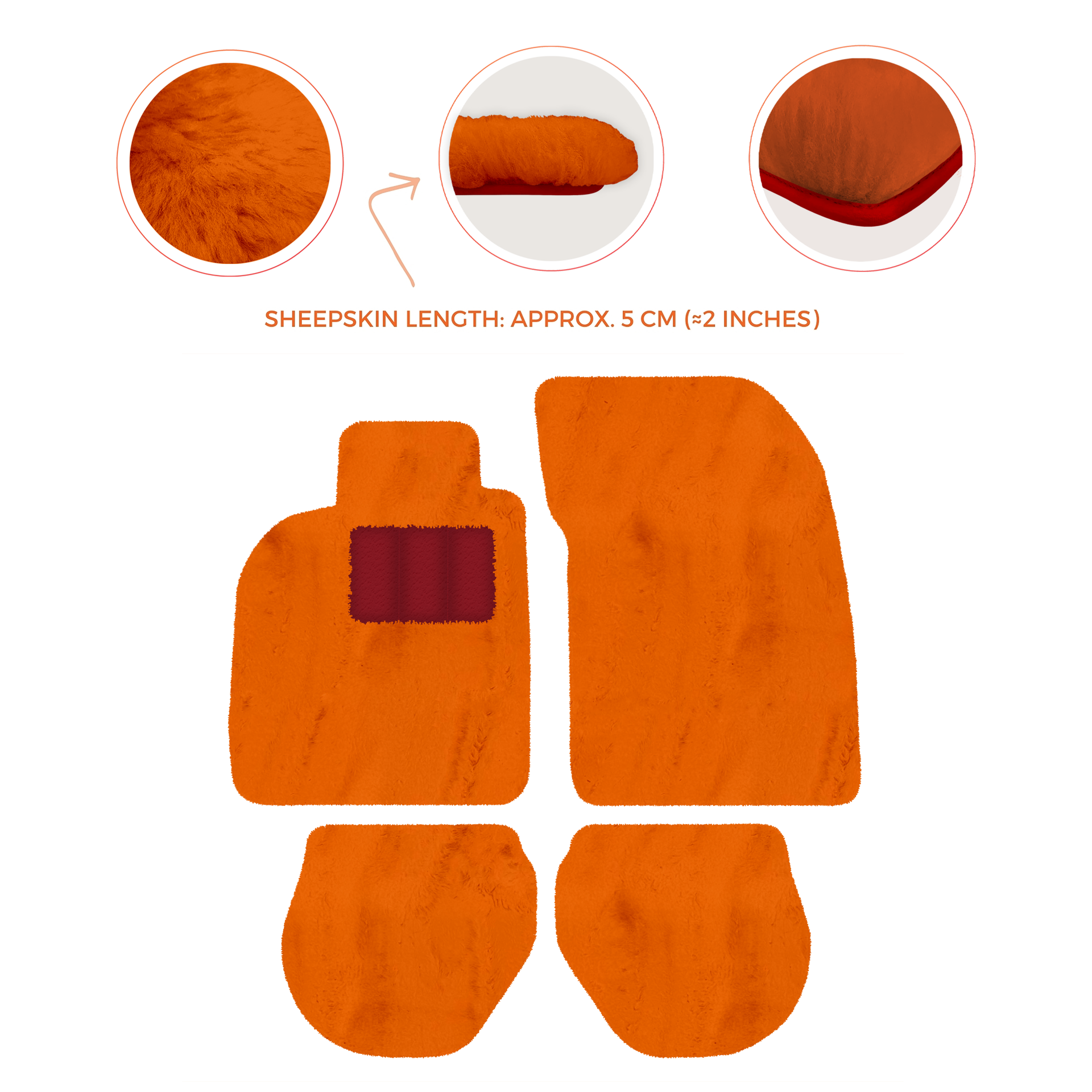 Custom Black Floor Mats for Porsche 911 - 993 (1994-1998) With Leather - AutoWin