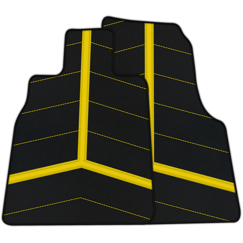 Anpassbare Lederfußmatten mit Muster ER56 V2 Edition für Chevrolet Corvette C8 (2020-2024)