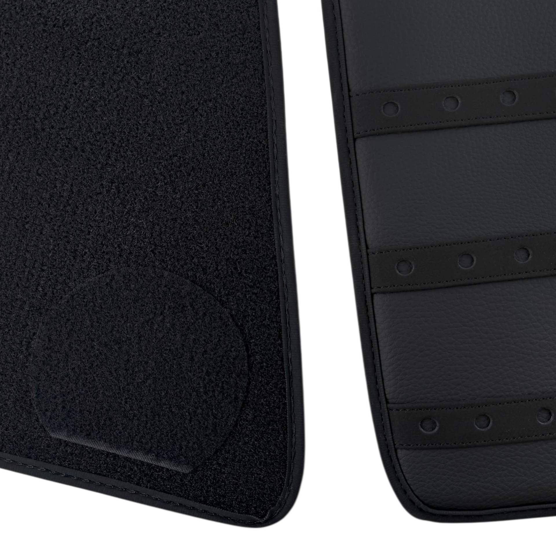 Black Leather Floor Mats for Ferrari SF90 | Stylish Protection