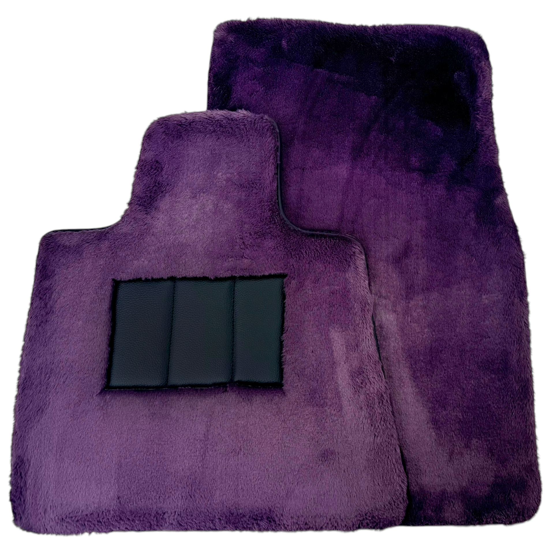 Purple Sheepskin Floor Mats for Rolls-Royce Cullinan (2018-2025)
