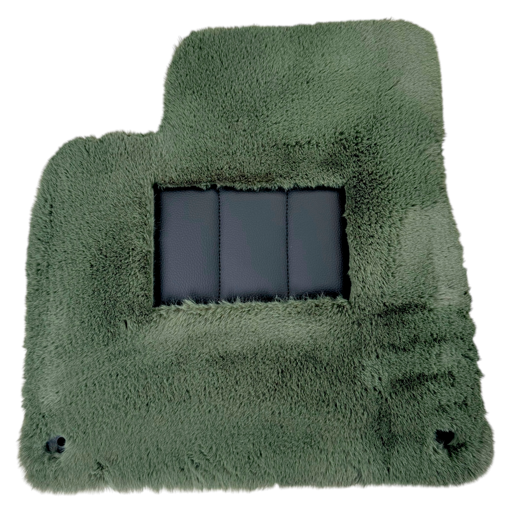 Genuine Light Green Sheepskin Floor Mats Bentley Arnage Green Label (1998-2009)