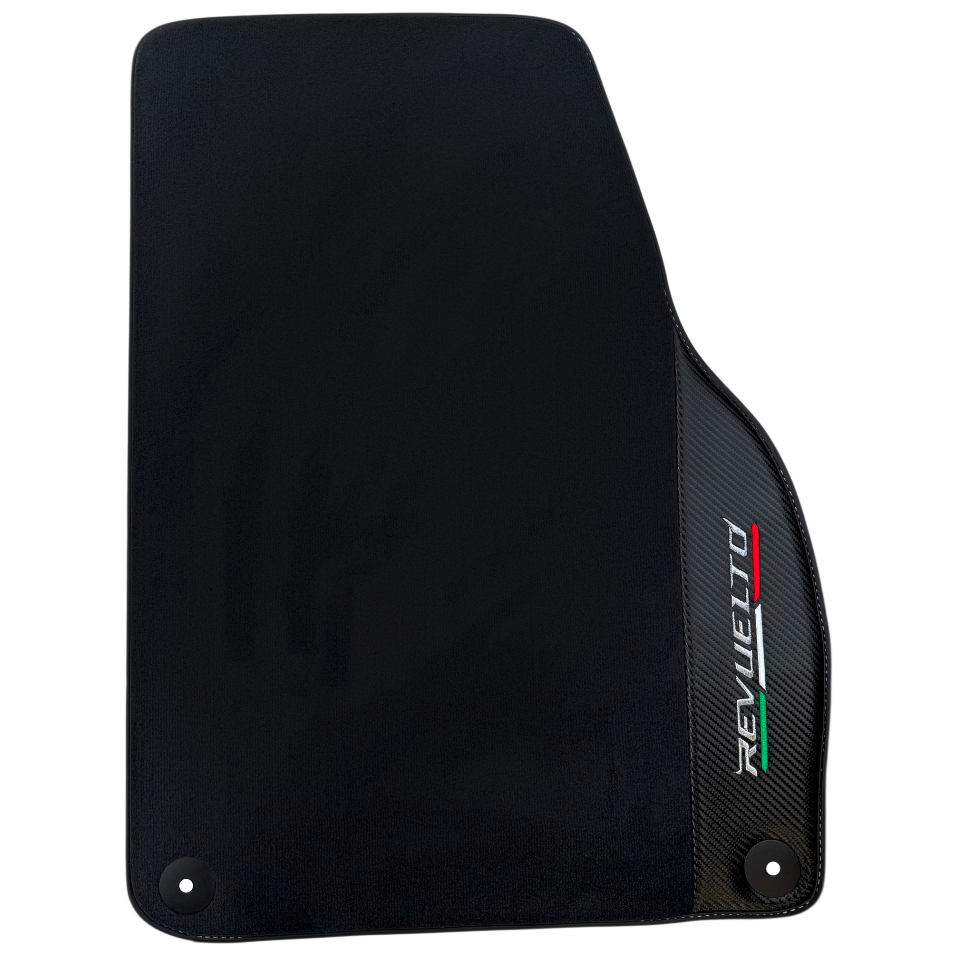Luxury Leather Black Floor Mats for Lamborghini Revuelto (2024-2025)