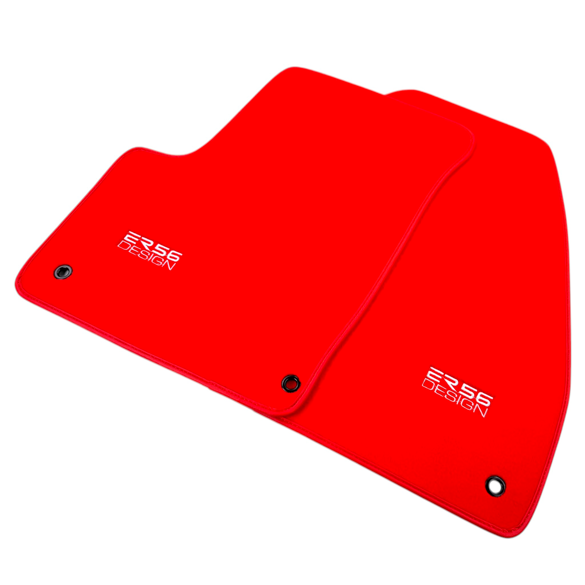 Red Floor Mats for Chevrolet Captiva C100 5-Seater (2006-2011) by ER56 Design