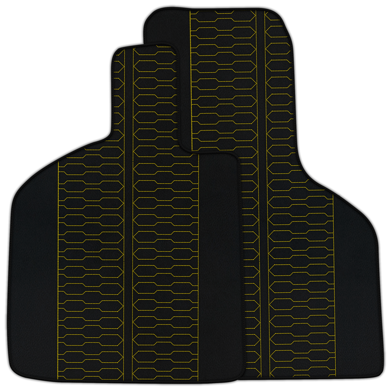 Customizable Leather Floor Mats with ER56 Pattern for Lamborghini Huracan Sterrato (2023-2024)