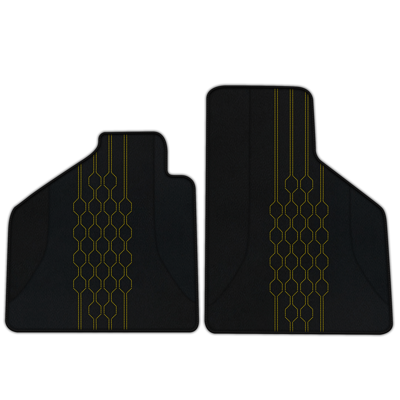 Customizable Leather Floor Mats with AW19 Pattern for Lamborghini Diablo (1990-2001)
