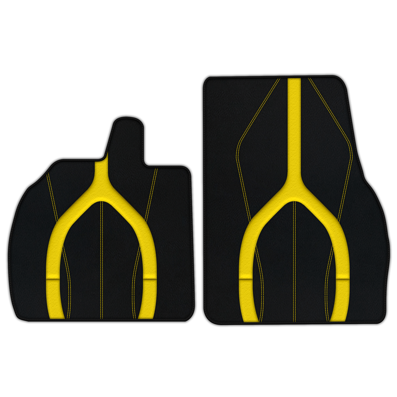 Customizable Leather Floor Mats with AW21 Pattern for Lamborghini Temerario (2025-2026)
