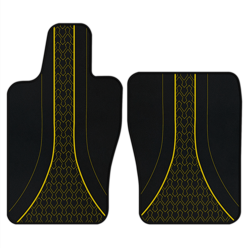 Customizable Leather Floor Mats with AW03 Pattern for Aston Martin Vantage (2019-2025)