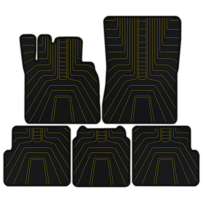 Customizable Leather Floor Mats with AW13 Pattern for Mercedes Benz G-Class W463 (2008-2018)