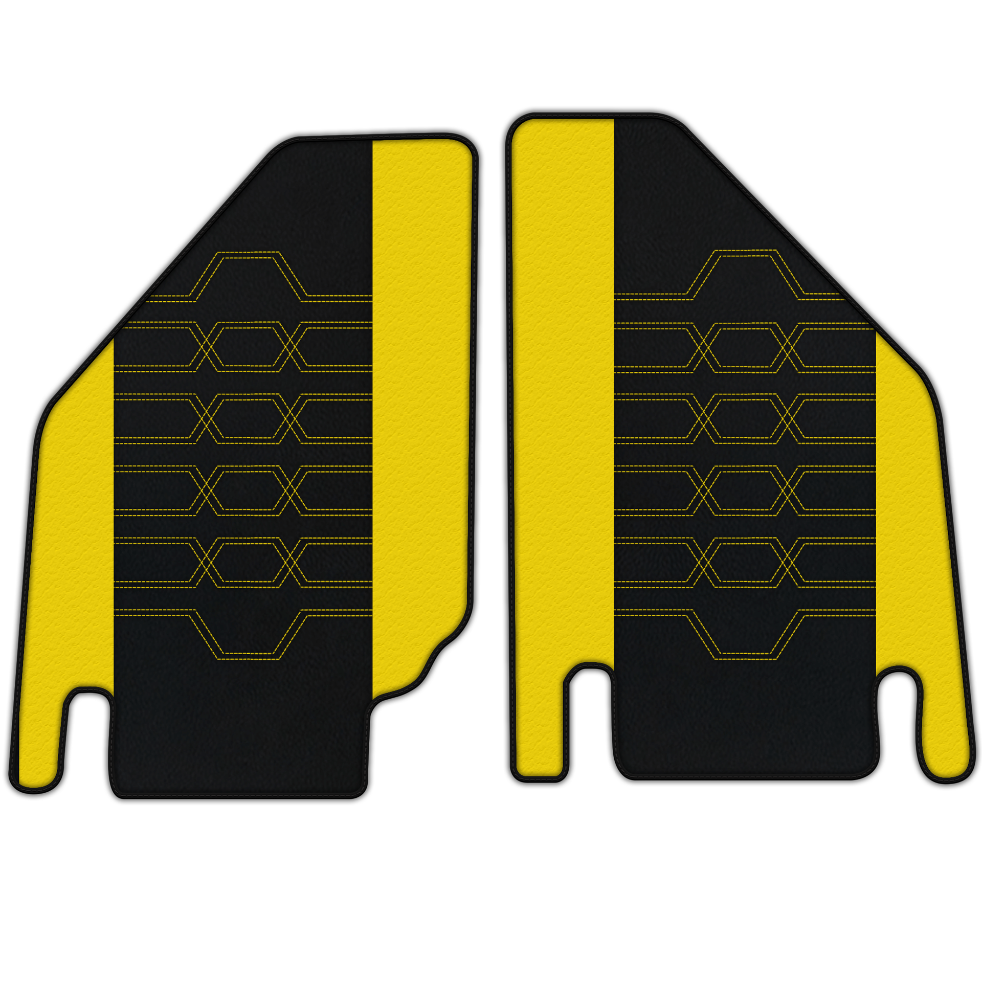 Tilpassbare lærsokin til biler med hexagonmønster for Lamborghini Countach (1974–1990) - AutoWin