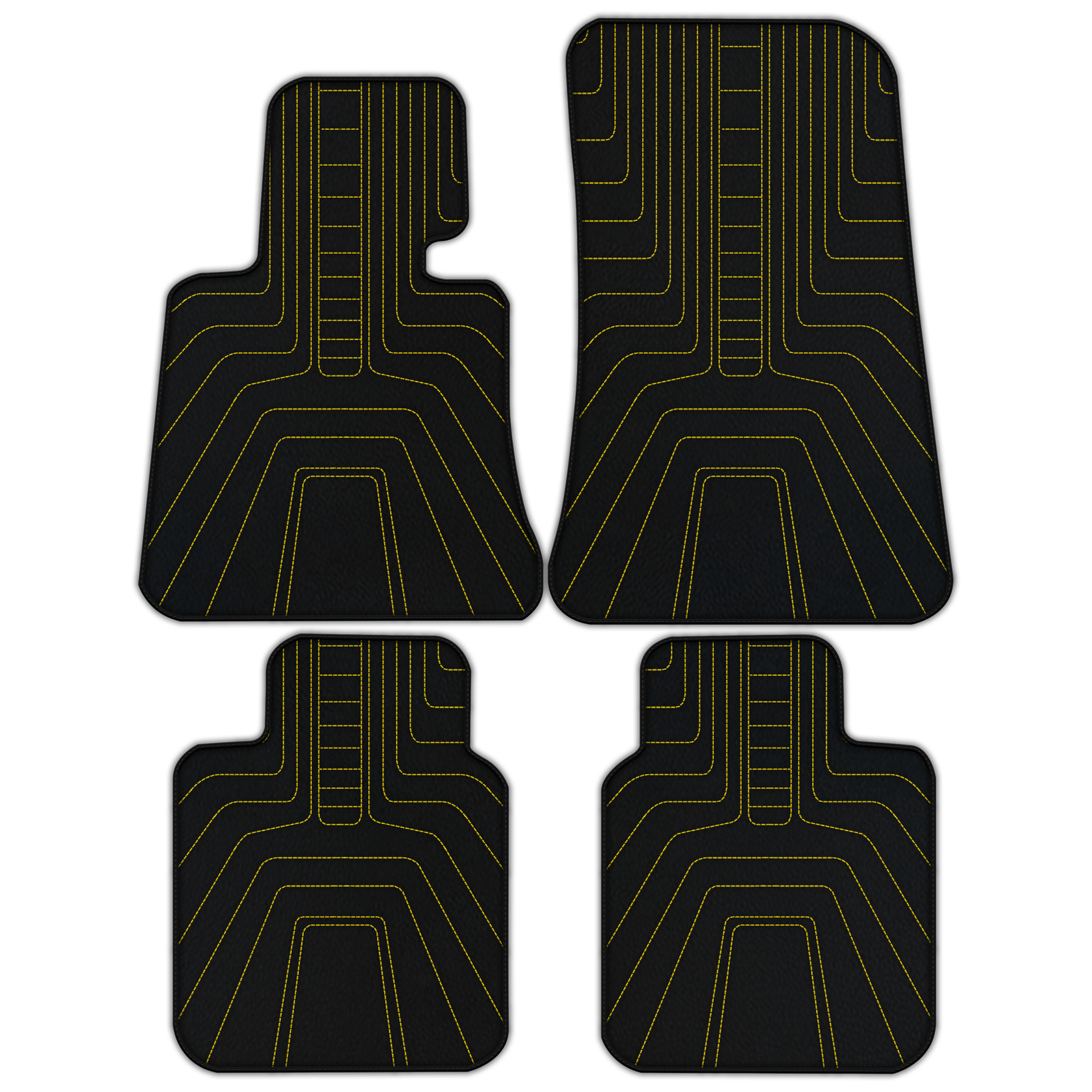 Customizable Leather Floor Mats with AW12 Pattern for Rolls Royce Phantom Drophead Coupe (2007-2016) - AutoWin