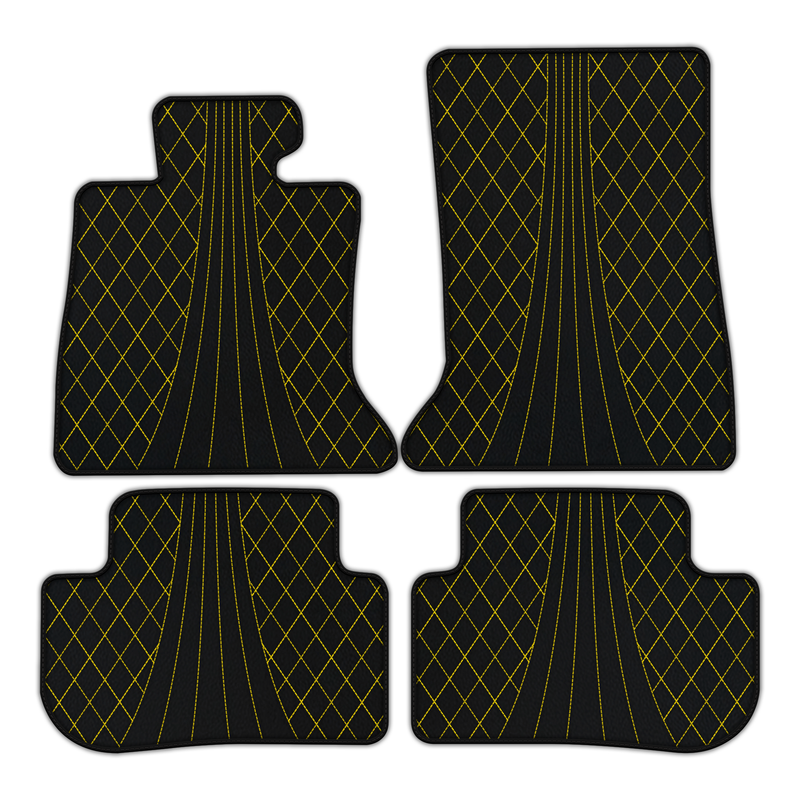 Customizable Leather Floor Mats with AW14 Pattern for Rolls Royce Dawn (2016-2023)