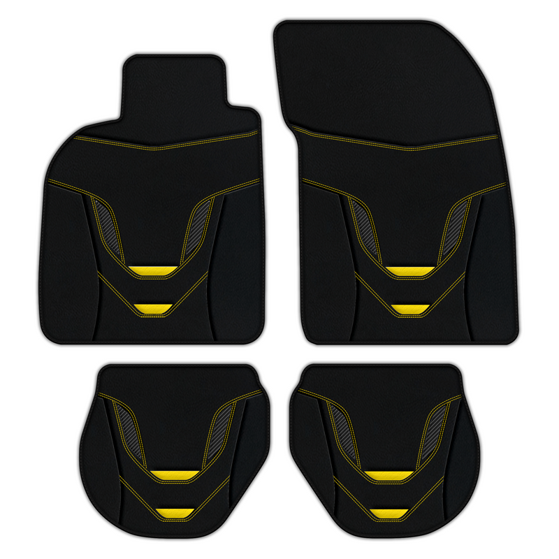 Customizable Leather Floor Mats with AW46 Pattern for Porsche 911 - 993 (1994-1998)