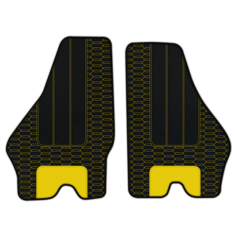 Customizable Leather Floor Mats with AW11 Pattern for Lamborghini Jalpa (1981-1988)