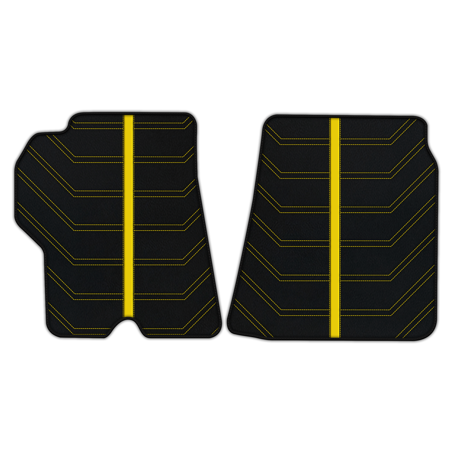 Customizable A1 Leather Floor Mats for Ferrari 612 Scaglietti