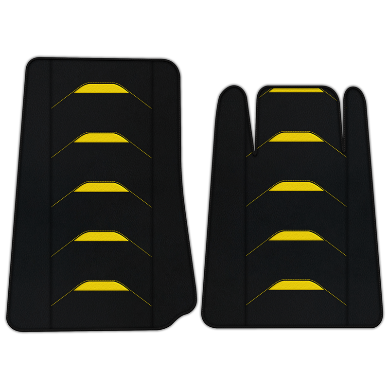 Customizable Leather Floor Mats with AW24 Pattern for Lamborghini Espada (1968-1978)