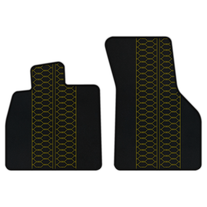 Customizable Leather Floor Mats with AD1 Pattern for Audi TT MK3 Coupe (2014-2019)