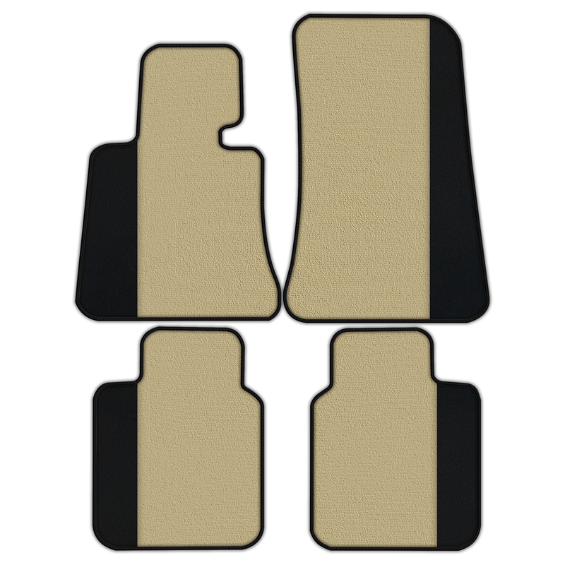 Customizable Floor Mats From Carpet With Leather for Rolls-Royce Phantom Drophead Coupe (2007-2016)