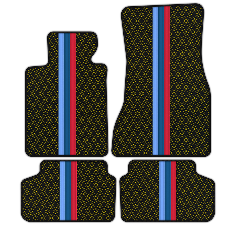 Customizable Leather Floor Mats with AW08 Pattern for BMW F01 (2008-2015)