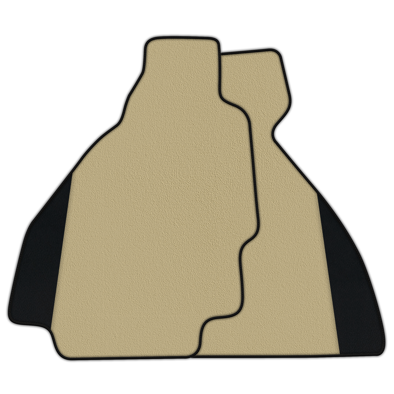 Customizable Floor Mats From Carpet With Leather for Ferrari 328 GTS (1985-1989)