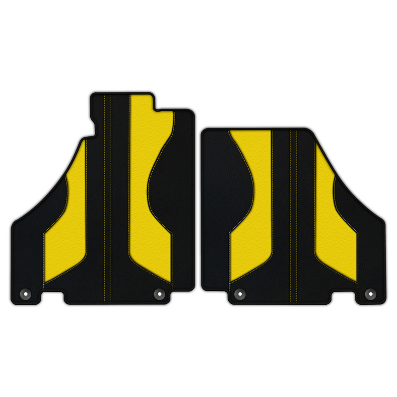 Customizable Leather Floor Mats with Pattern ER56 V2 Edition for Ferrari 360 (1999-2005)