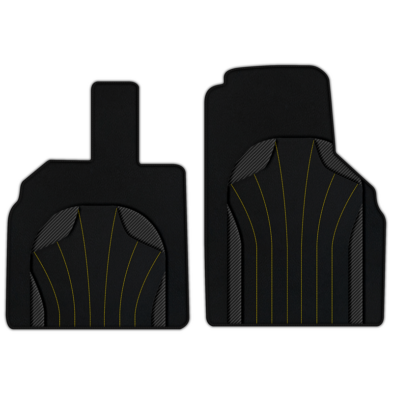 Customizable Leather Floor Mats with AW38 Pattern for Lamborghini Aventador (2012-2022)
