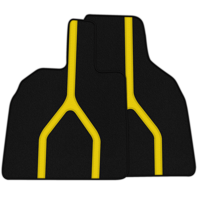 Individuell gestaltbare Fußmatten aus Teppich mit Ledermuster A56 für Lamborghini Aventador (2012-2022)