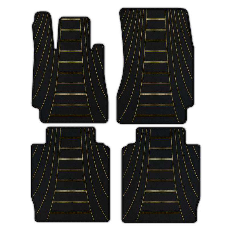 Customizable Leather Floor Mats with AW17 Pattern for Mercedes Benz Maybach 57S (2003-2013)