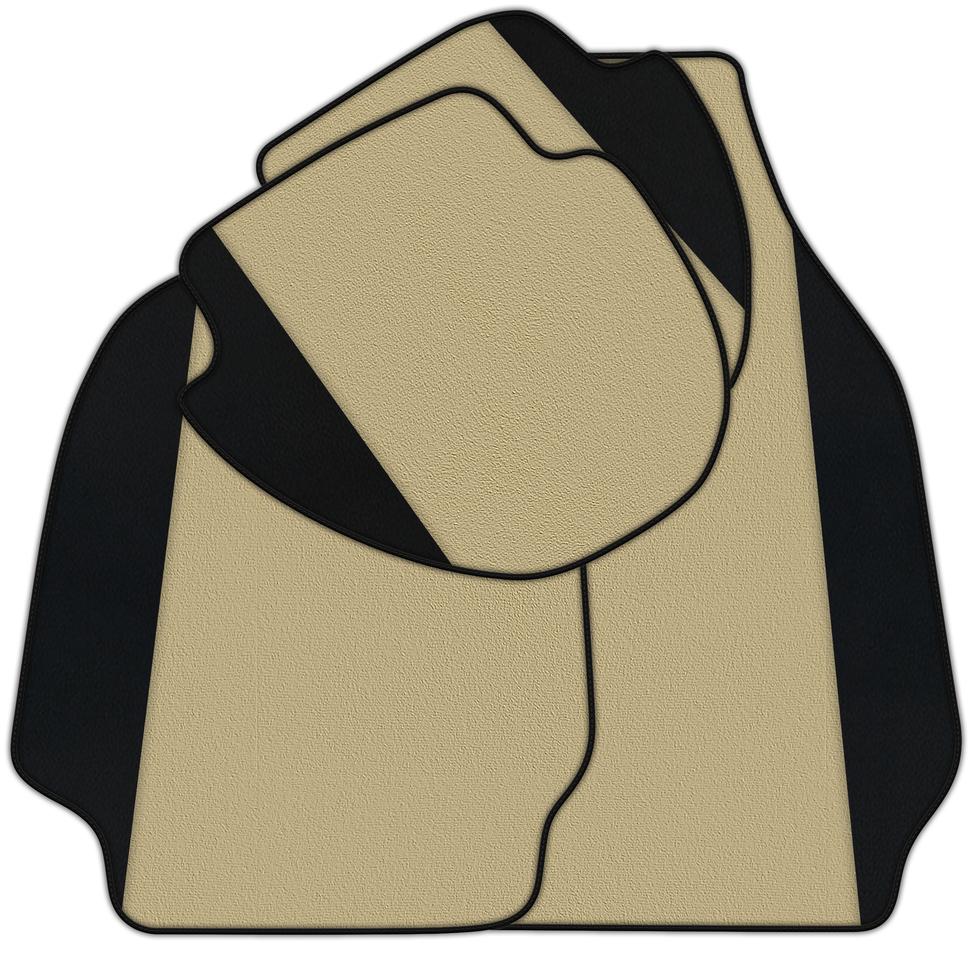 Customizable Floor Mats From Carpet With Leather for Porsche 911 (1963-1989)