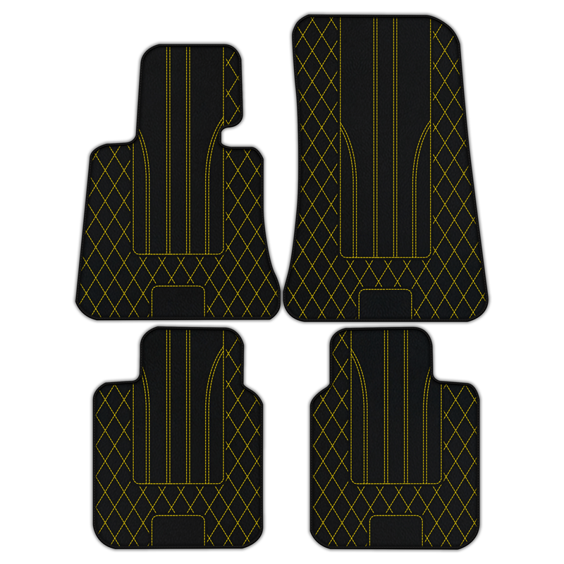 Customizable Leather Floor Mats with AW16 Pattern for Rolls Royce Phantom Drophead Coupe (2007-2016)