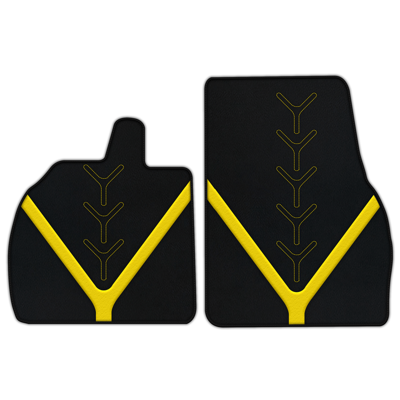 Customizable Leather Floor Mats with AW25 Pattern for Lamborghini Revuelto (2024-2025)