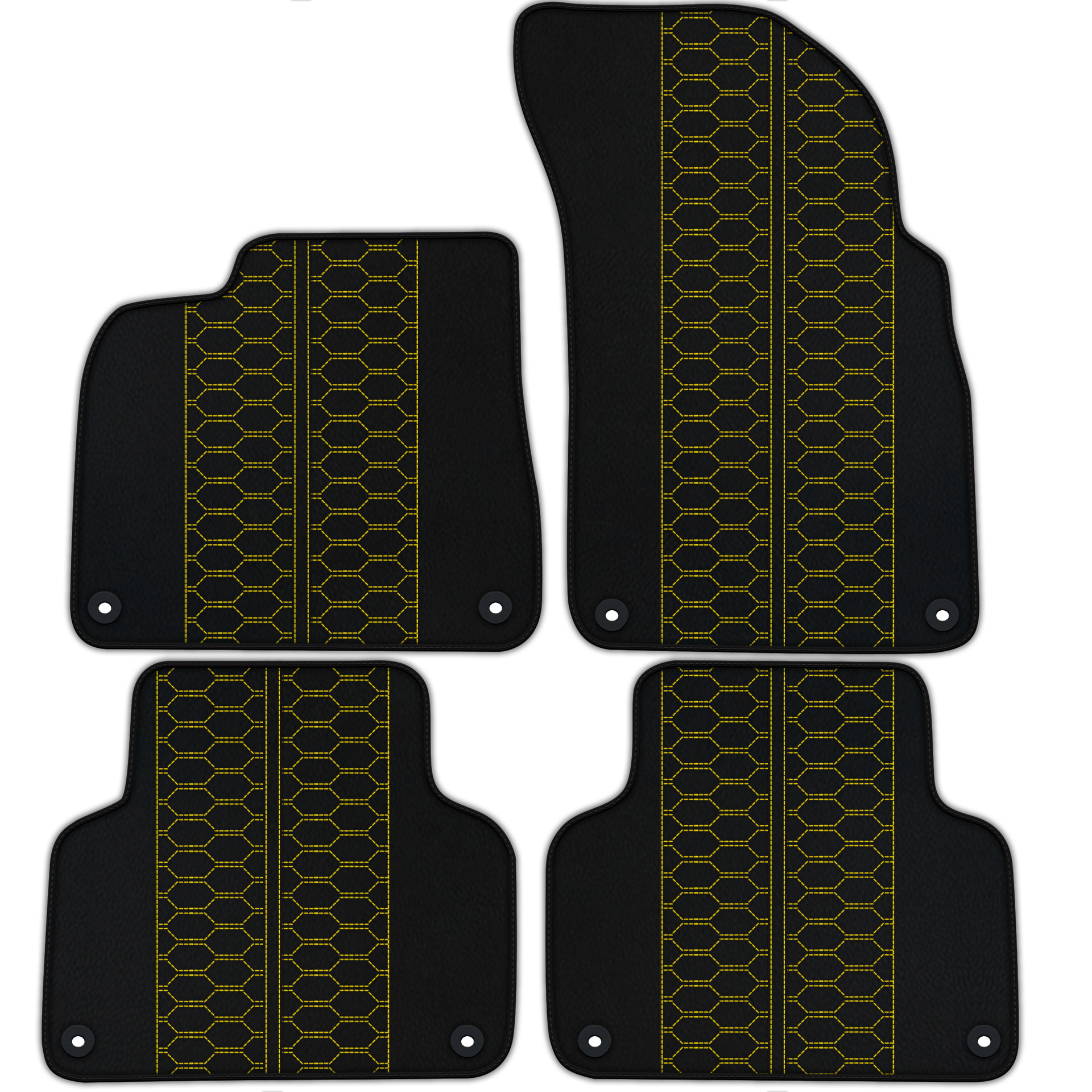 Custom Leather Floor Mats for Audi A4 - B5 Avant (1996-1999)