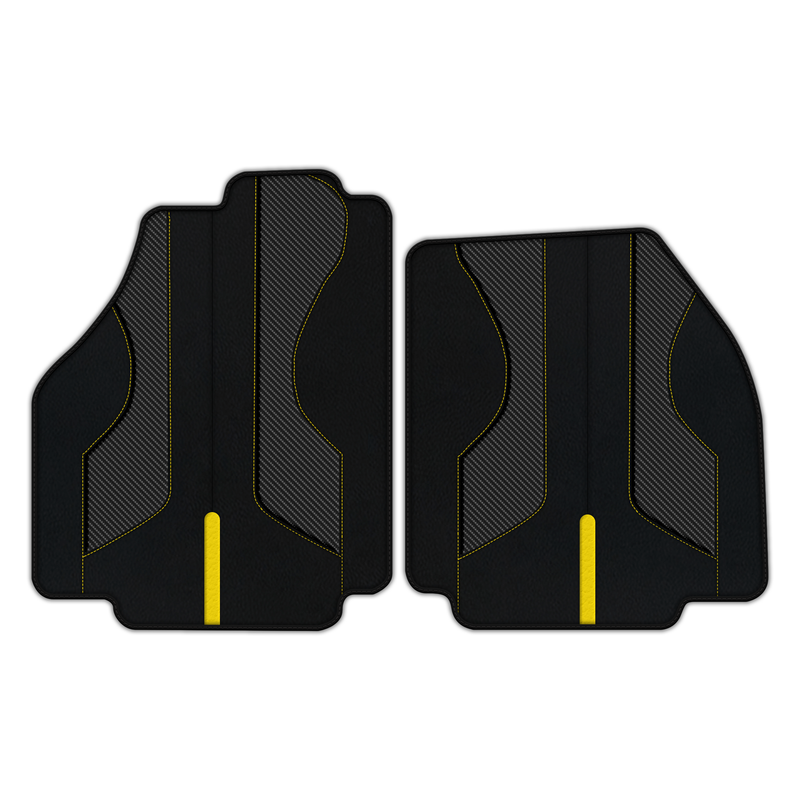 Customizable Leather Floor Mats with AW35 Pattern for Ferrari 488 Spider (2016-2022)