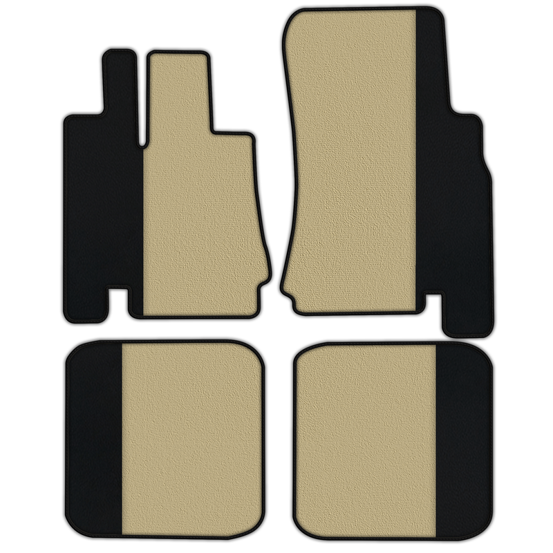 Customizable Floor Mats From Carpet With Leather for Bentley Green Label (1998-2009)