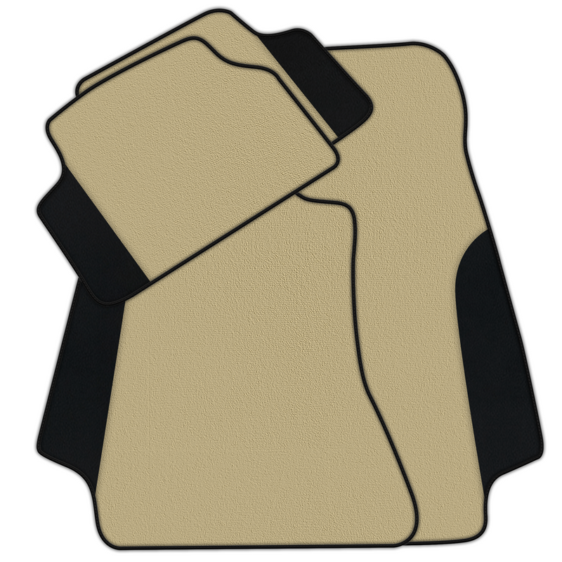 Customizable Floor Mats From Carpet With Leather for Mercedes Benz S-Class W220 (1998-2005) Short Wheelbase