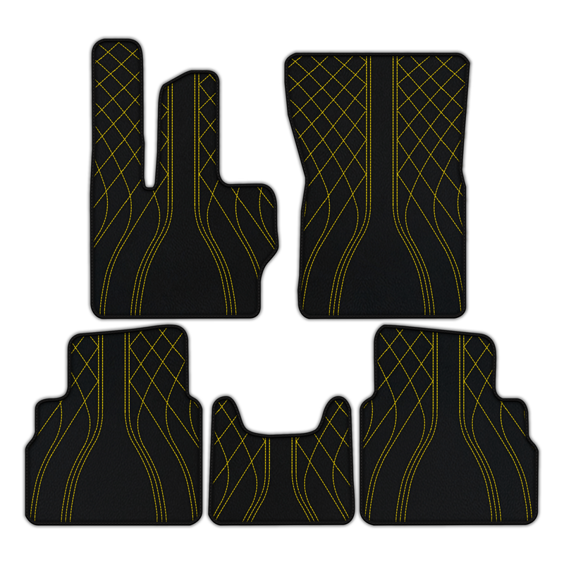 Customizable Leather Floor Mats with A56 Pattern for Mercedes Benz G-Class W463 (2018-2023)