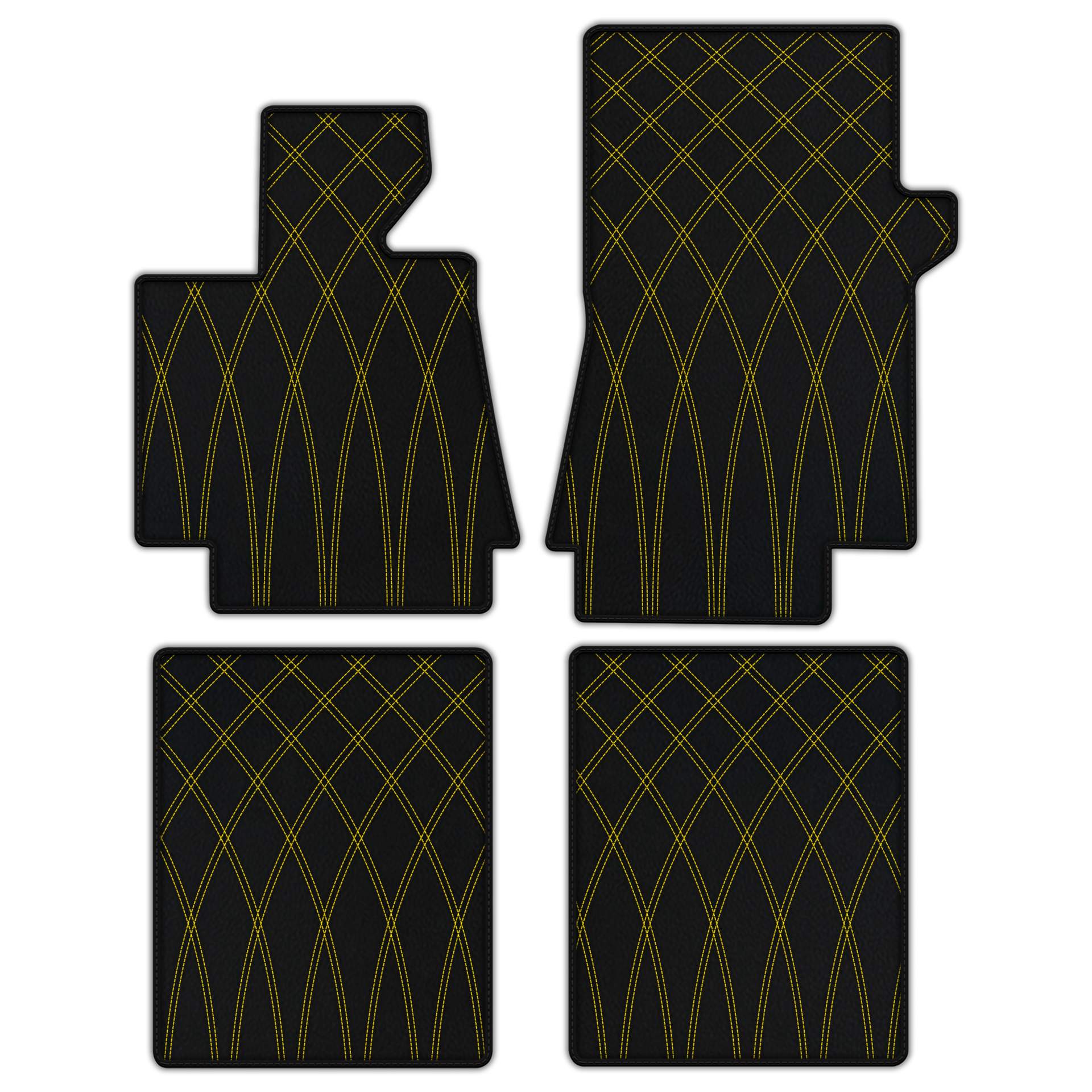 Customizable Leather Floor Mats for Bentley Arnage T - AW33 Pattern