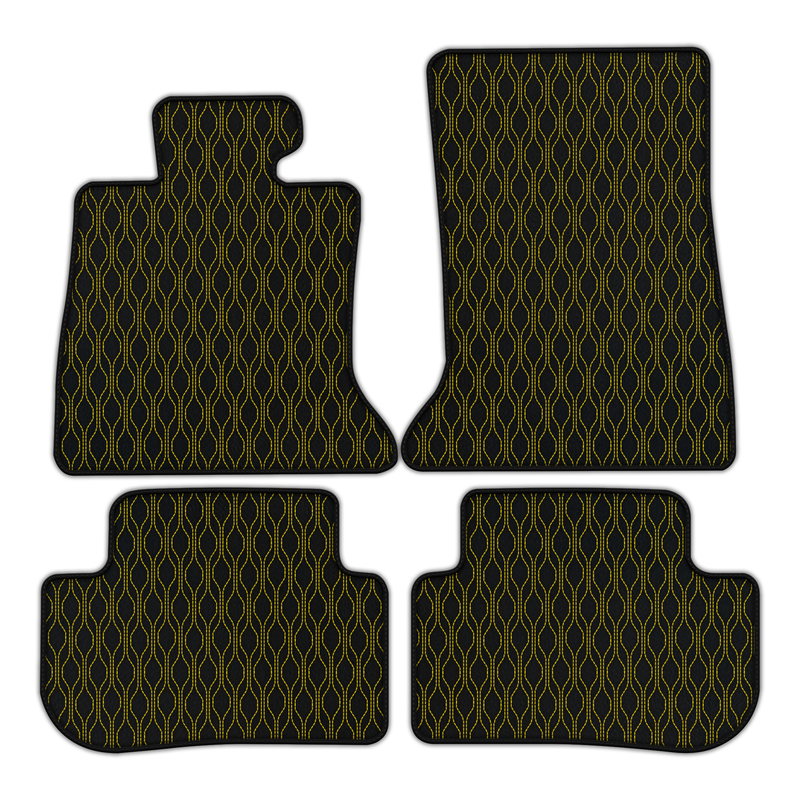 Customizable Leather Floor Mats with AW10 Pattern for Rolls Royce Wraith (2013–2023)