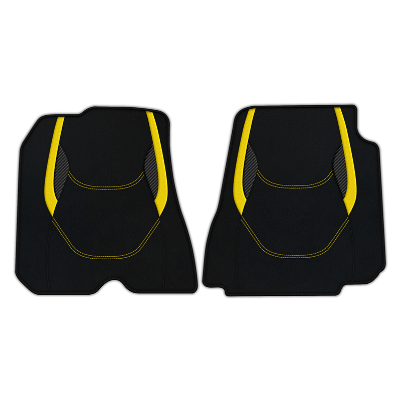 Customizable Leather Floor Mats with AW23 Pattern for Ferrari F12 Berlinetta (2012-2022)