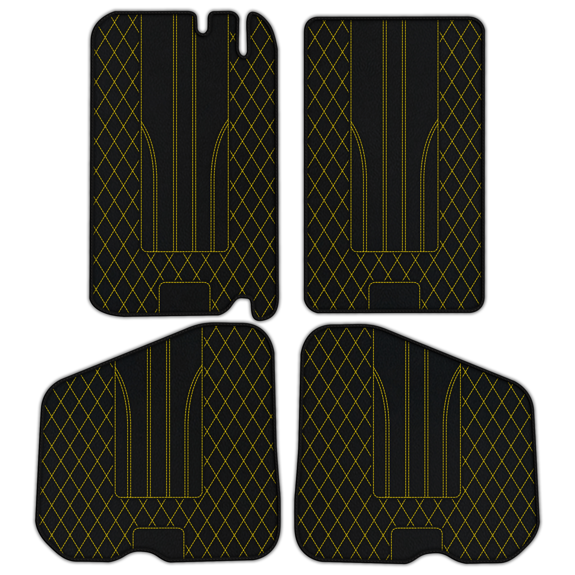 Custom Durable Leather Floor Mats for Rolls Royce Shadow 1965-1977