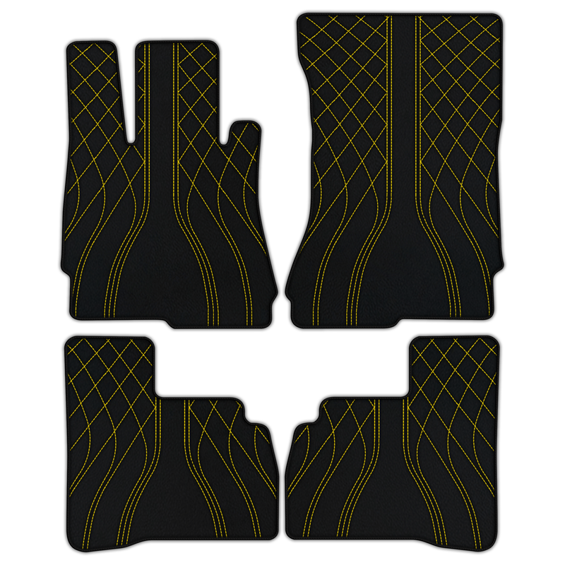 Customizable Leather Floor Mats with A56 Pattern for Mercedes Benz S-Class W222 (2013-2020) Short Wheelbase