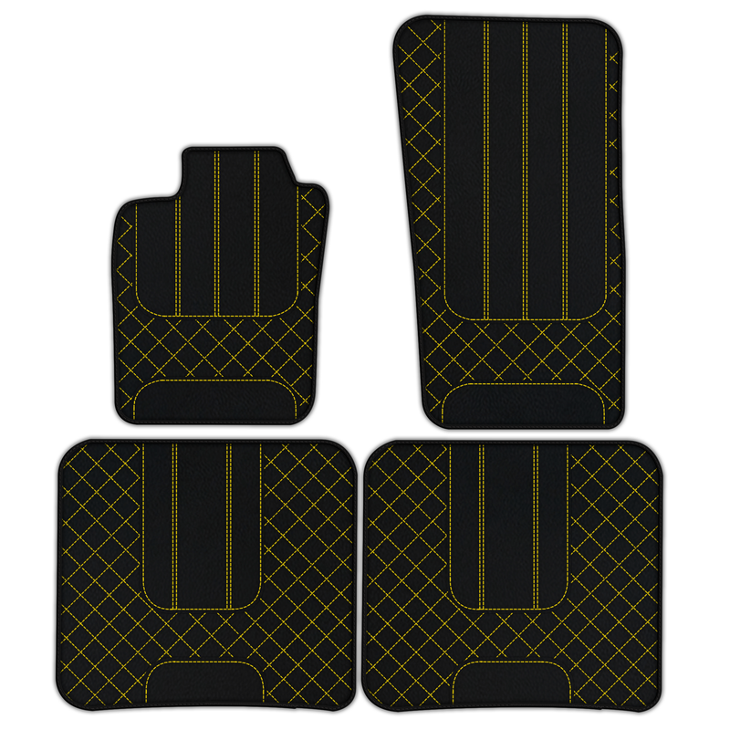 Customizable Leather Floor Mats with AW1 Pattern for Bentley Flying Spur (2019-2023)