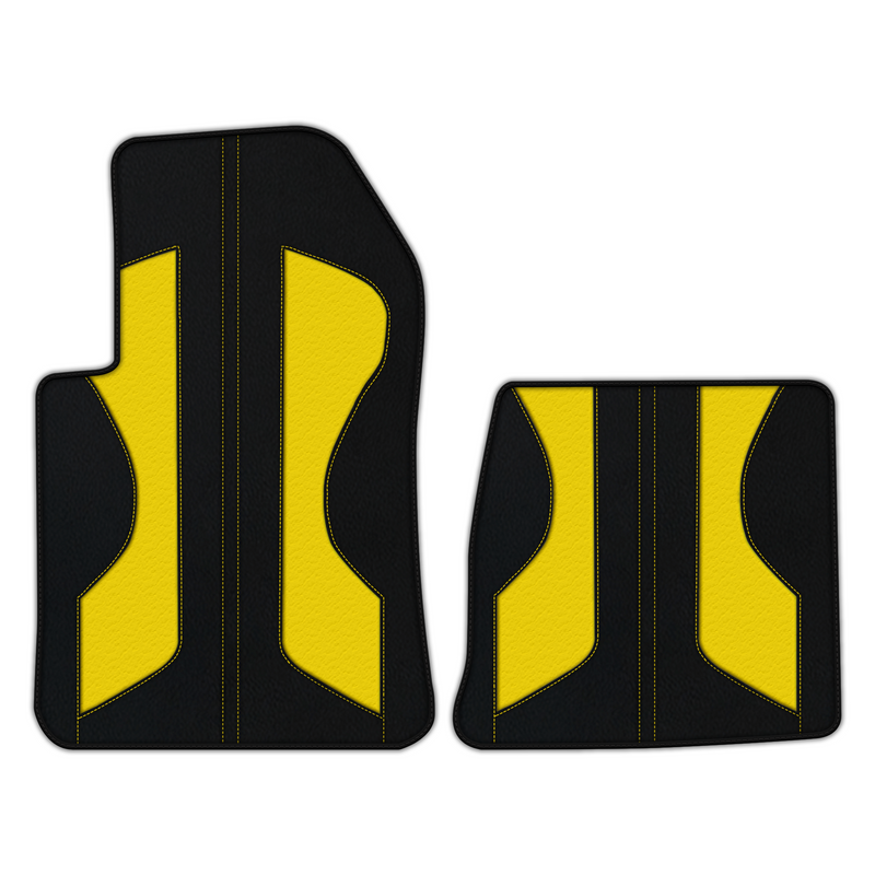 Customizable Leather Floor Mats with Pattern ER56 V2 Edition for Ferrari 612 Scaglietti (2005-2011)