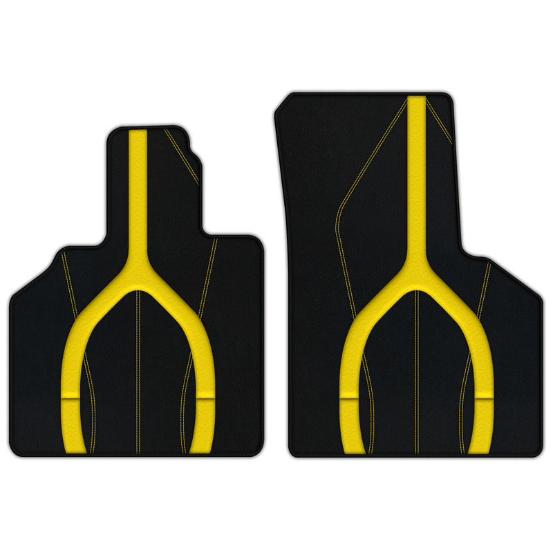 Customizable Leather Floor Mats with AW21 Pattern for Lamborghini Gallardo (2004-2014)