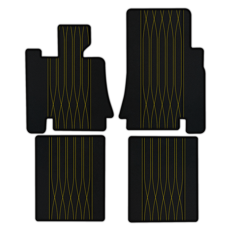 Customizable Leather Floor Mats with AW33 Pattern for Bentley Red Label RL (1998-2009)