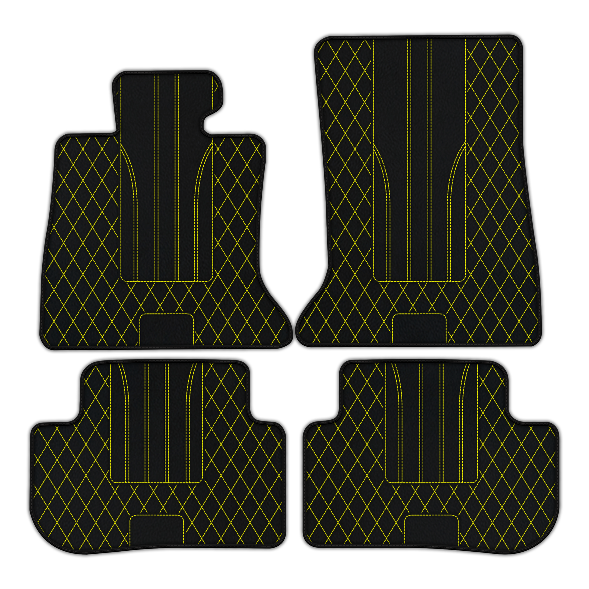 Customizable Leather Floor Mats with AW17 Pattern for Rolls Royce Wraith (2013–2023) - AutoWin