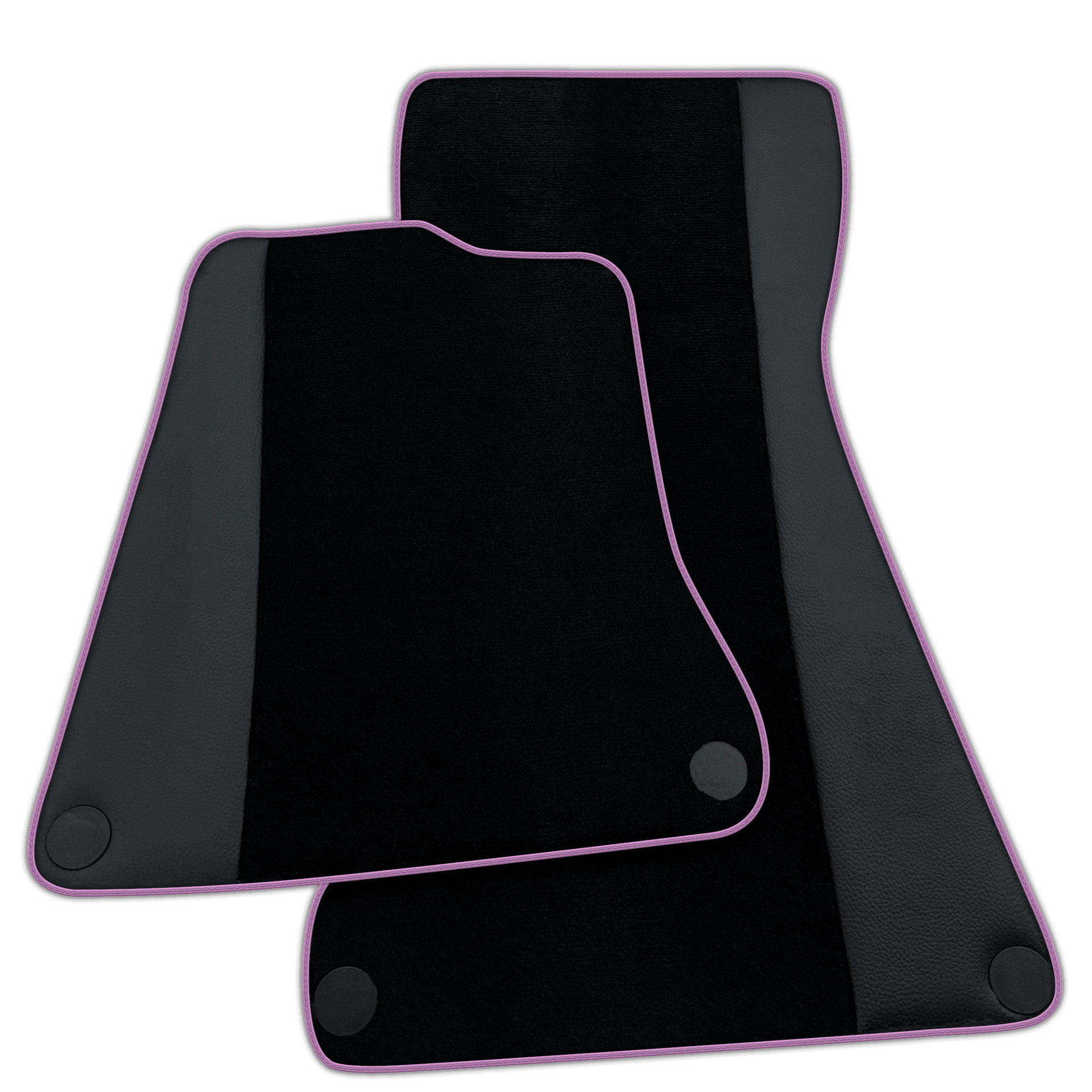 Black Floor Mats for McLaren 570S (2015-2021) with Leather