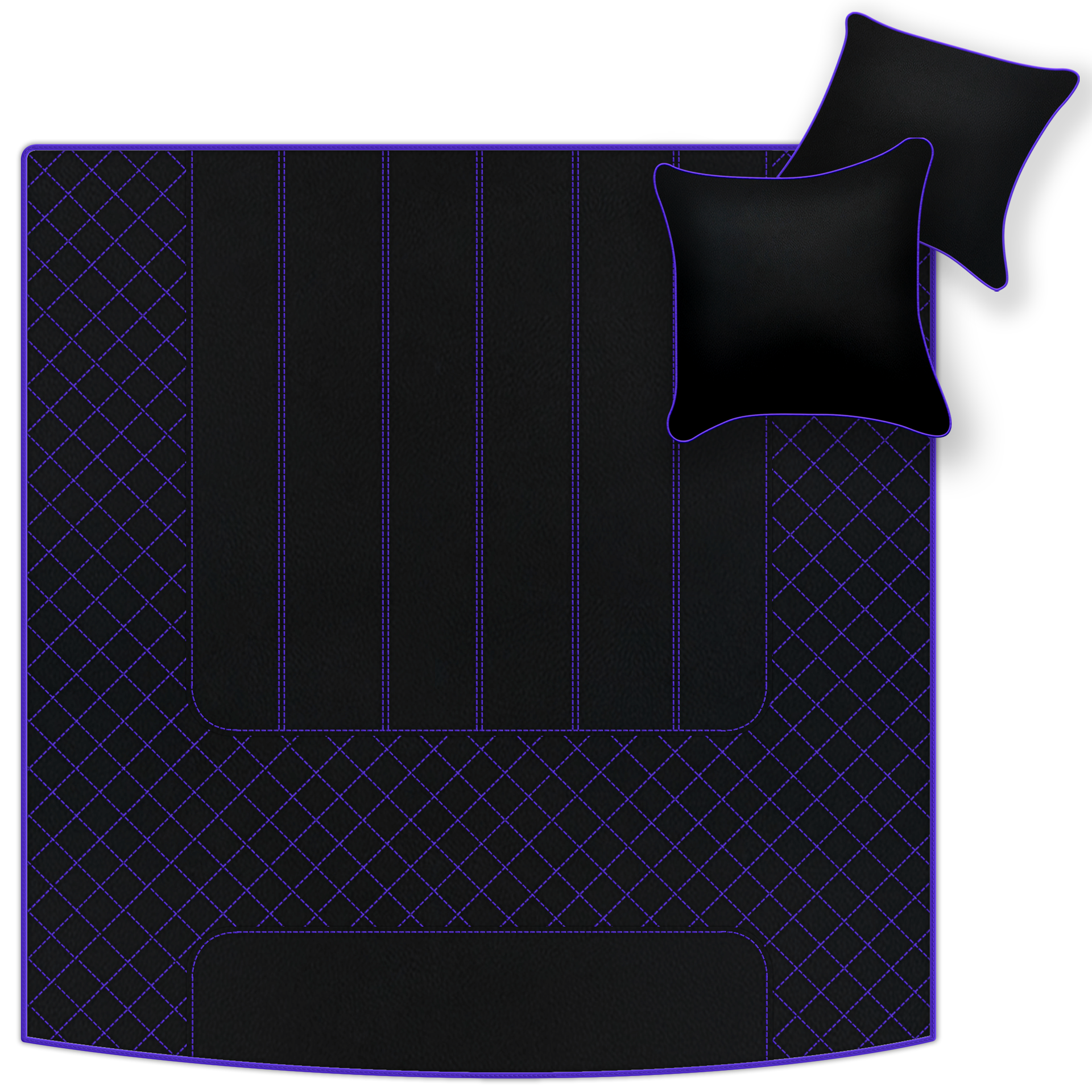 Bilen matter til Bentley Flying Spur (2019-2023) med oransje Alcantara-skinn - AutoWin