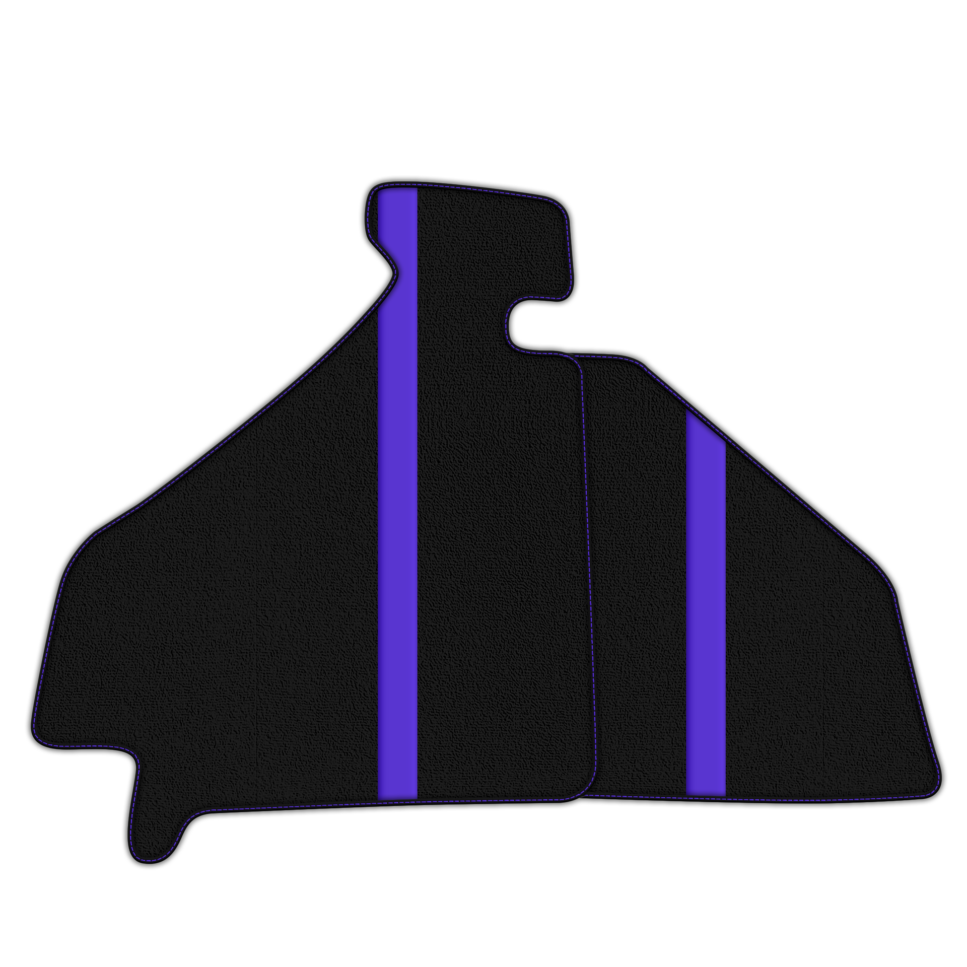 Luxury Black Floor Mats for Ferrari 550 Maranello (1996-2002)