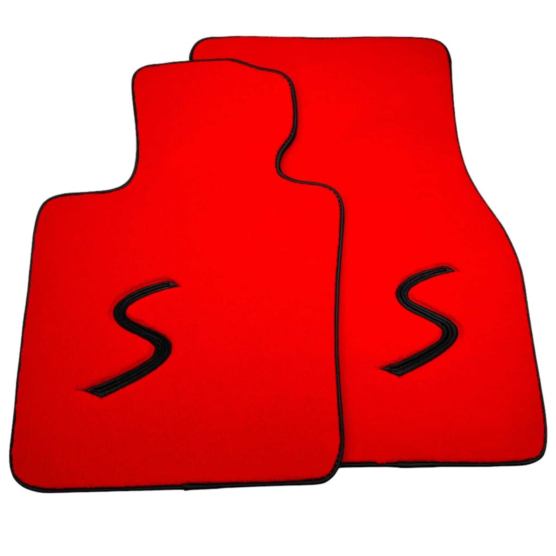 Red Floor Mats for Mini Clubman F54 (2019-2023) - AutoWin