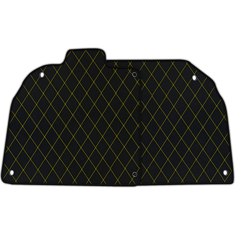Customizable Leather Floor Mats with Single Diamond Pattern for Lamborghini Centenario (2016-2017)